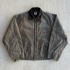 Carhartt brown CHT Detroit work wear jacket 2XL