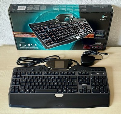 Logitech G19 Gaming Tastatur Farbdisplay, deutsches Layout + OVP - Top Zustand!