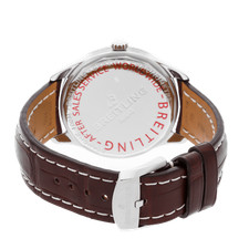 Breitling Premier Day & Date Steel Auto 40mm Silver Dial Watch A45340211G1X3 4