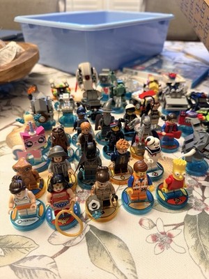 Huge Lot LEGO Dimensions Mini Figures, animals and Vehicles 