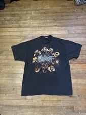vintage Slipknot Hanes Heavyweight iowa  Black Band Shirt XL 2001