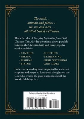 Everyday Inspiration from God's Creation : A Daily Devotional Pap