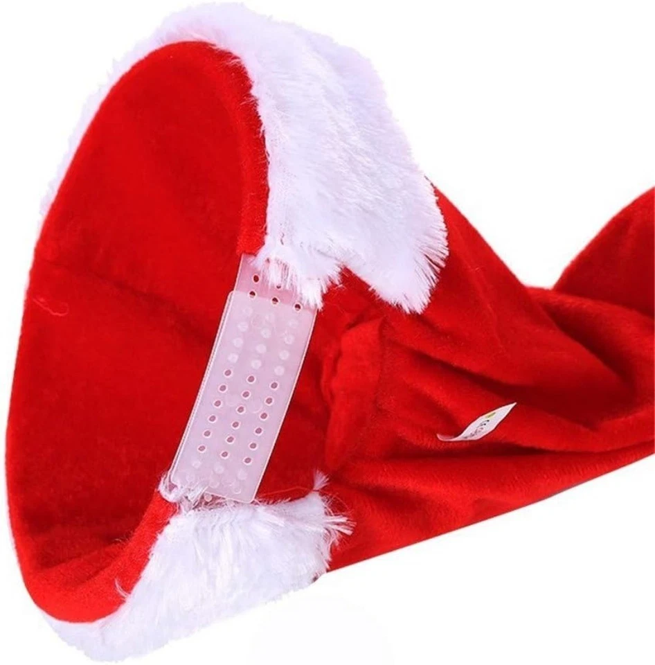 Sombrero eléctrico de Papá Noel cantando - Bailando con música para adultos y niños. Foto 2 de 4
