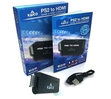 Kaico Edition - Playstation 2 PS2 HDMI Converter - PS2 to HDMI - Component to HD