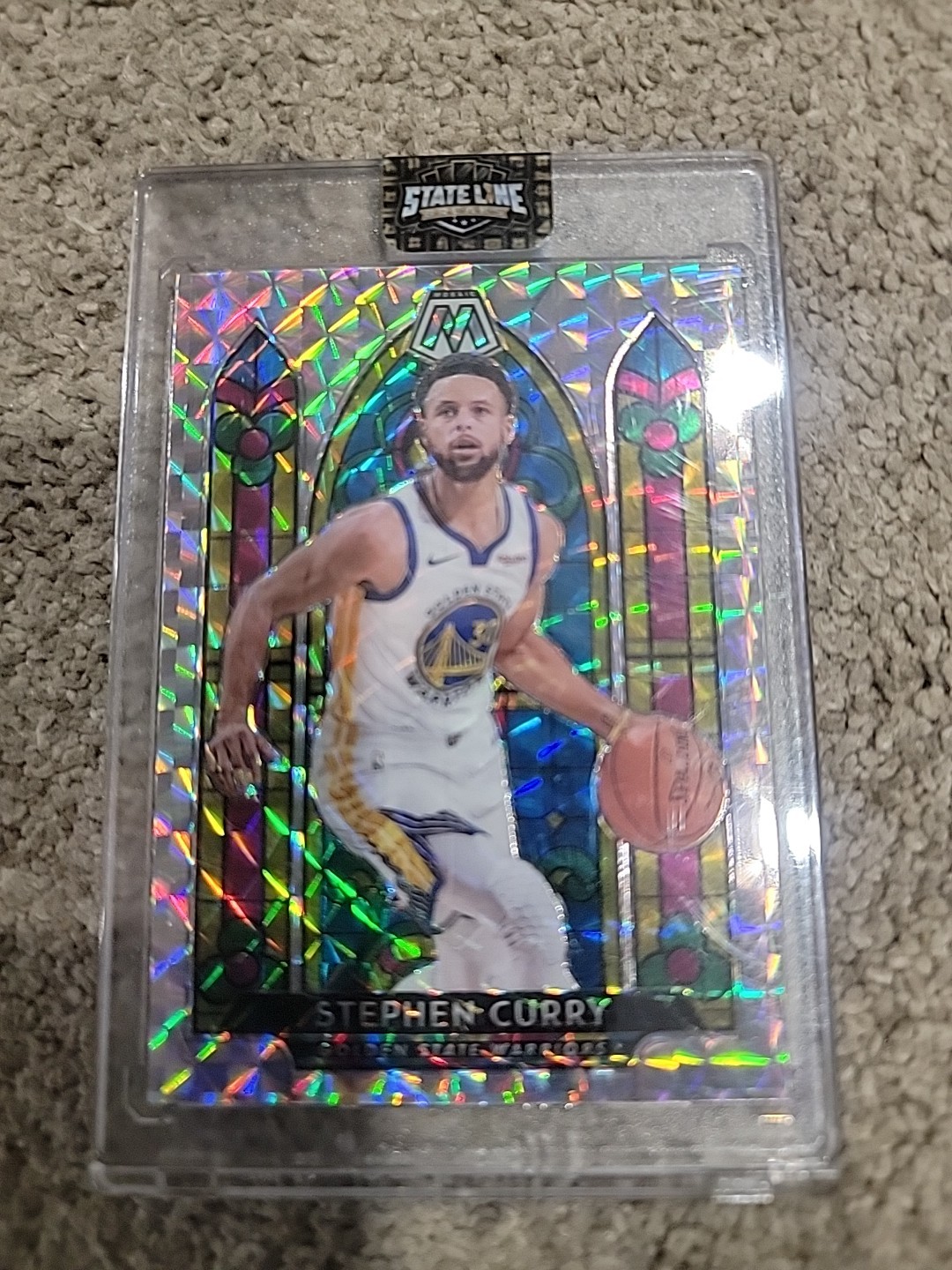 2019-20 Panini Mosaic - Stained Glass Stephen Curry #1