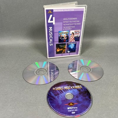 MGM Movie Collection: 4 Musicals Saddest Music In The World Phantom Opera 3 DVDs