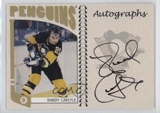 2004-05 ITG Franchises US West Edition Randy Carlyle #A-RC1 Auto 0c3