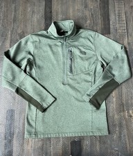 The North Face Green Long Sleeve Pullover Mock Neck Sweatshirt Men's Size Small