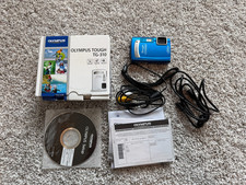 Olympus Tough TG-310 14mp Digital Camera Works w/Battery 4GB Card, Charger, Box