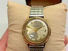 Bulova Accutron Tuning Fork Vintage Watch - 10KT Gold Filled Bezel - RUNNING