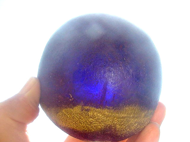 Chintamani violet and lapis blue gold crown 7th chakra wish fullfilling shaman
