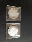 Lot Of 2 Buffalo Round 1oz Fine Silver .999