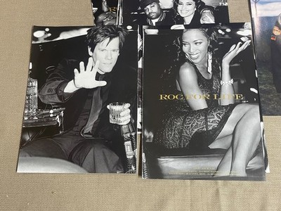 Roca Wear 2005 12 Page Magazine Advertisement Spread Kevin Bacon Naomi Cambell