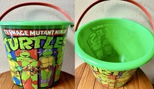 NICKELODEON TEENAGE MUTANT NINJA TURTLES HALLOWEEN CANDY BUCKET 11”X9”~NEW~RARE!