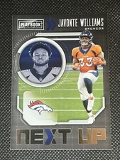 2021 Panini Playbook Football JAVONTE WILLIAMS RC #NXT-JWI NEXT UP ROOKIE CARD