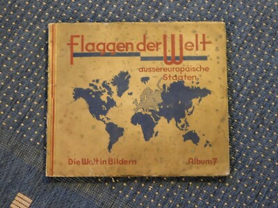 Collecting Picture Album Zigarettenbilder- Sammelalbum-Nr.7- Flags the World