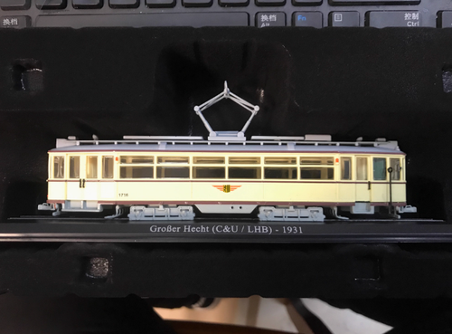 Maßstab 1:87 Dresden Germany GroBer Hecht C&ULHB 1931 Stadtbahn Trolley Modell - Bild 1 von 4