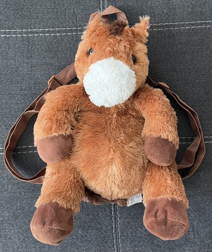 Critter Collection Brown Horse Pony Plush Animal Backpack 14 ...