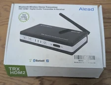 Alead TRX HDM2 Bluetooth Wireless Digital Audio Stereo Transmitter & Receiver