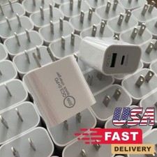 Lot 20W USB Type C Wall Power Adapter Fast Charger Block For iPhone 14 13 12 11