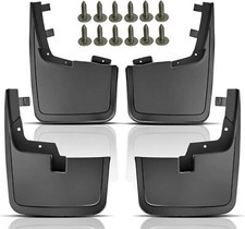 2015-20 Ford F150 Splash Guards 4 Molded Mud Flaps Without Fender Flares Front