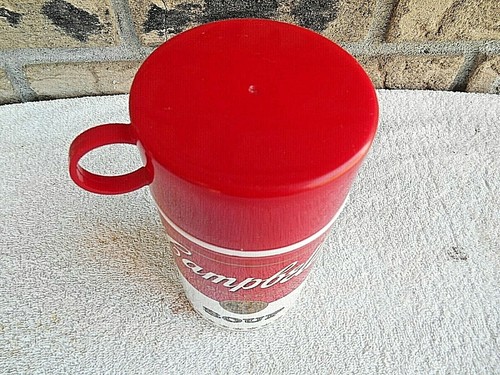 Taza térmica aislada sopa Campbells 1998 vintage excelente estado - Imagen 3 de 10