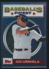 2020 Topps Baseball's Finest Flashbacks #163 Gio Urshela New York Yankees
