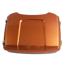 Chopped Tour Pack Pak Trunk Amber Whiskey For Harley Tour Pak Touring 1993-2013