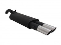 Novus EndschalldäMpfer 2X76Mm Sr-Design Stahl FüR VW Golf 2 II -19E +Abe