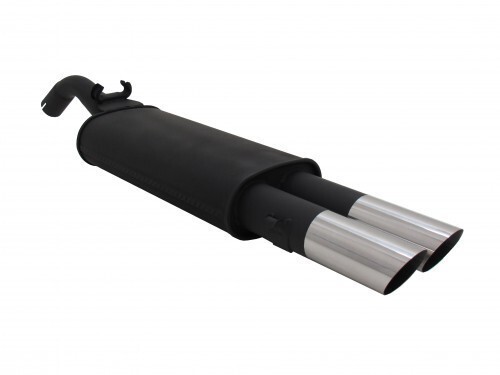 Novus Sportauspuff +Abe 2X76Mm Sr-Design Stahl FüR VW Golf 2 II -19E-image