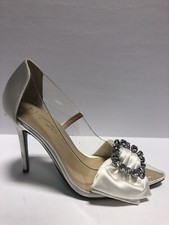 Betsey Johnson Women s Moxie, Ivory High Heel Pumps, Size 7M