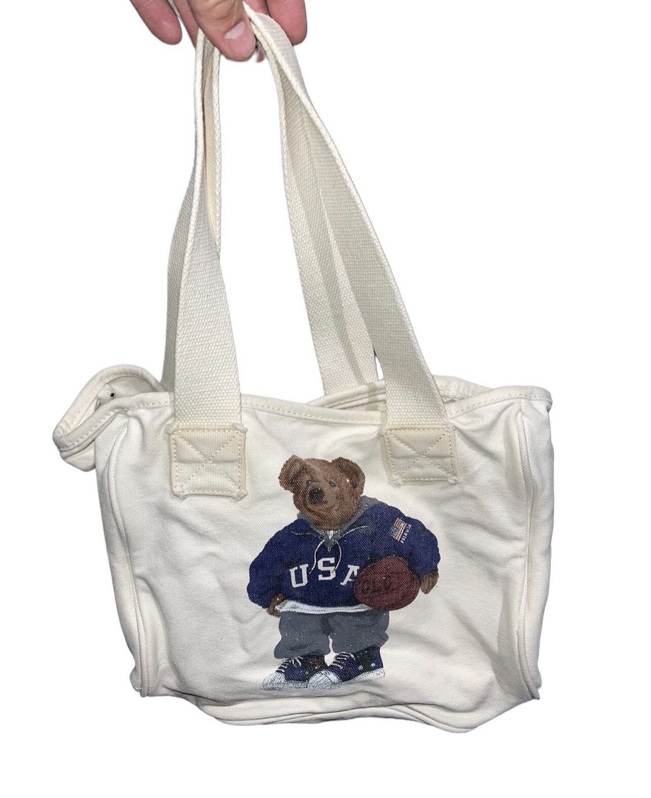 Polo Ralph Lauren Tote Bag, Shopping Bag Bear USA Bas… Gem