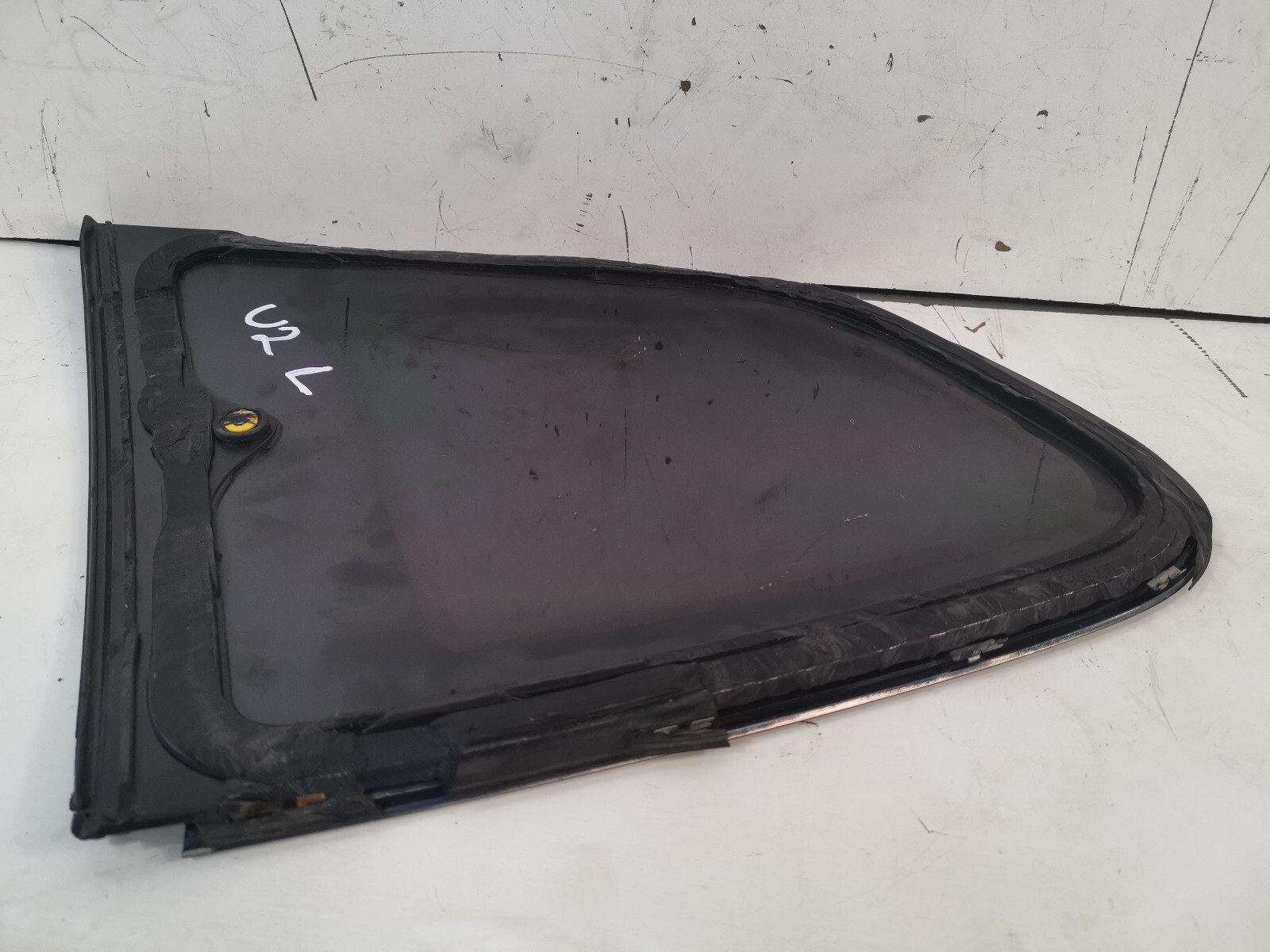 2007-2019 MASERATI GRANTURISMO REAR LEFT QUARTER GLASS WINDOW BLACK TRIM OEM
