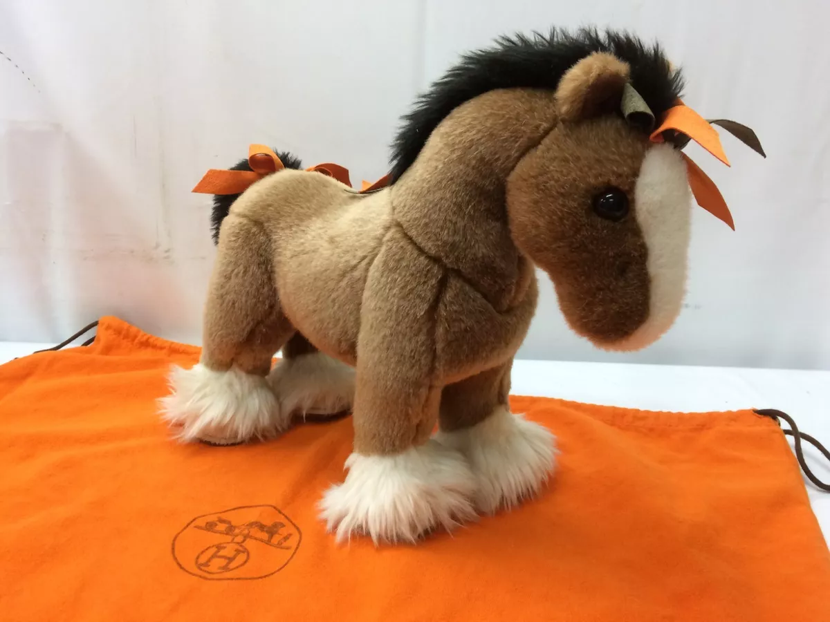 Sold at Auction: AUTHENTIC HERMES HERMY PM BABY HORSE PLUSH DOLL