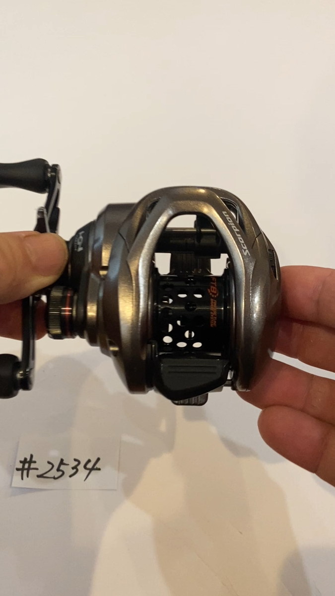 Shimano Scorpion BFS Left Bait Casting Reel Near Mint From