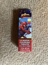 Spiderman Bathtub Fizzies Bathtime Fun 8 Water Coloring Tablets Free Shipping