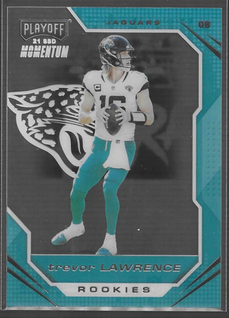 2021 Panini Chronicles Football Trevor Lawrence Playoff Momentum Rookie #PMR-1