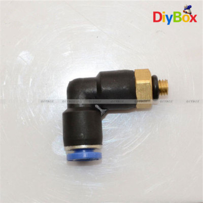 4PCS Swivel Male Elbow Air Push In Pneumatic Fitting Connect Tube M5 OD 4mm