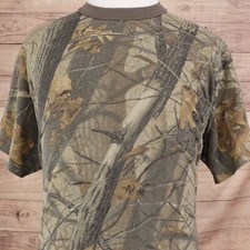 VINTAGE RED HEAD USA MADE SINGLE STITCH CAMO 80s 90s TSHIRT SZ 2XL **READ