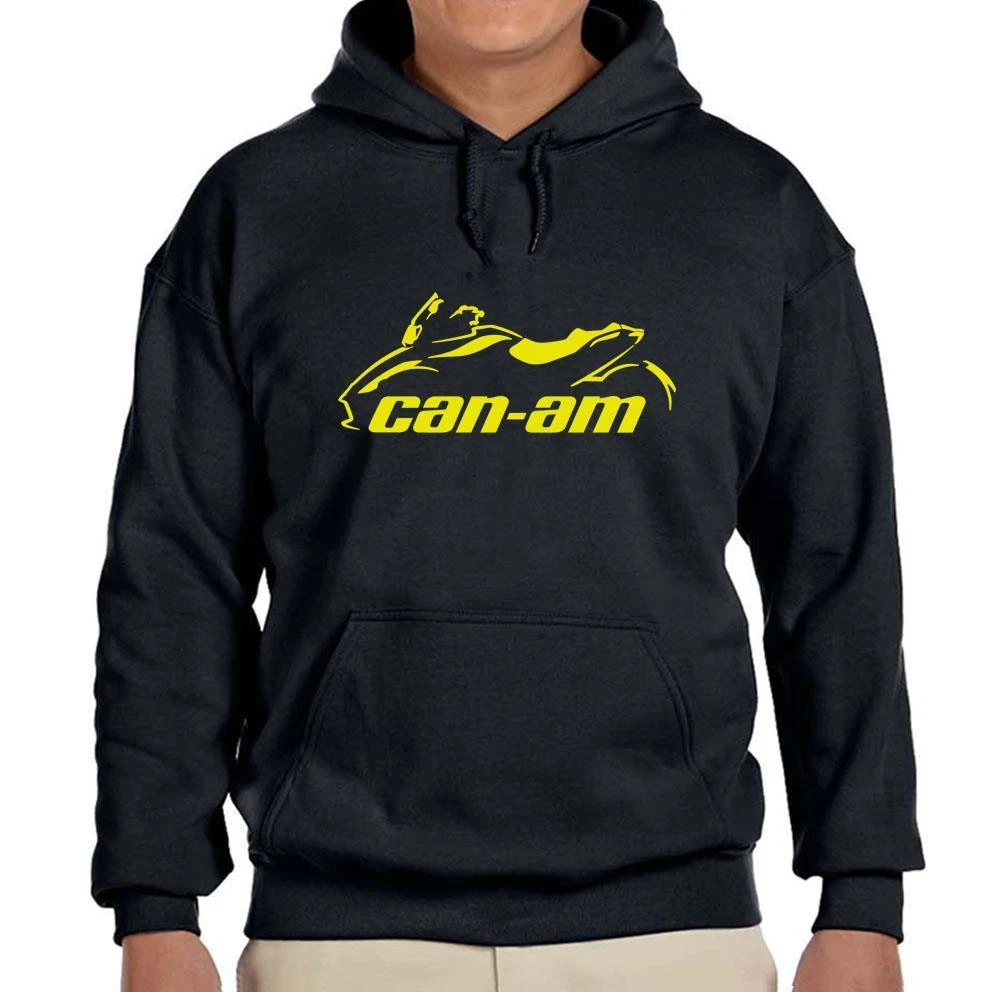 Can Am RSS Spyder Motorcycle Black Hoodie Sweatshirt FREE SHIP | eBay