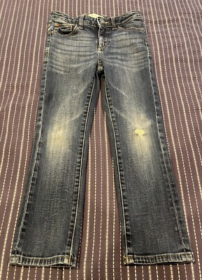 DL1961 Diesel Boys Brady Slim Ferret Jeans Activex Blue Distressed Size 6