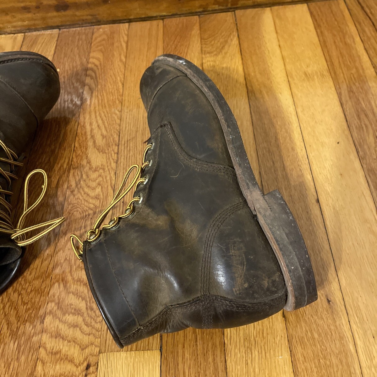 Chippewa LLBean Katahdin Iron Works Engineer cap boot Leather Men’s 11D Brown s-l1200.jpg main image 2