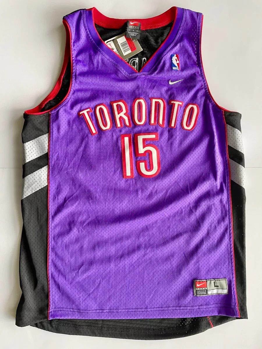 Vintage Nike NBA Toronto Raptors Vince Carter 15 Jersey Men's