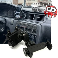 Custom phone mount for 1992-1995 Civic EG replaces factory clock