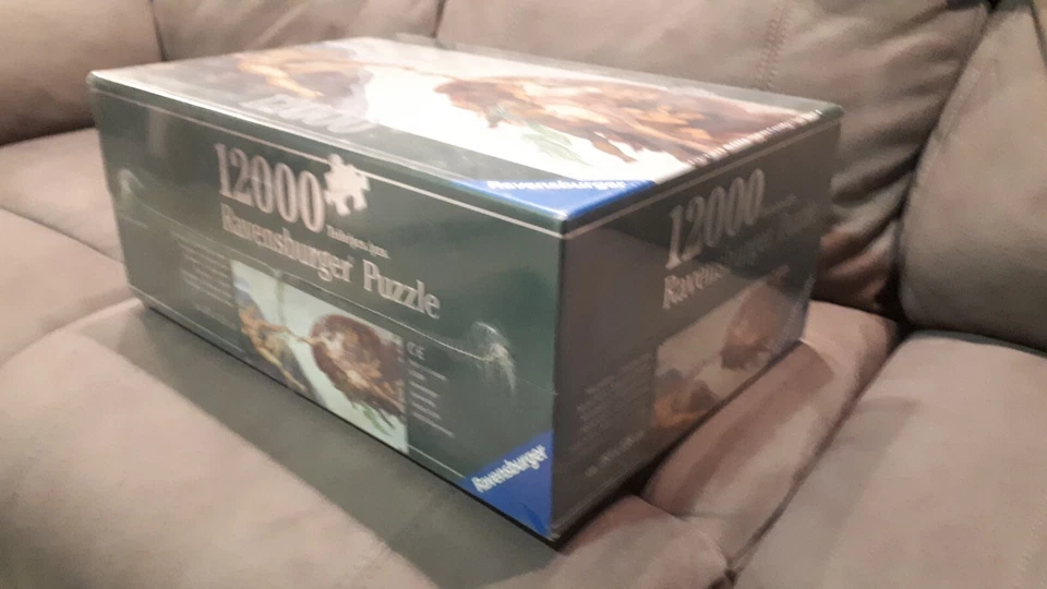 Puzzle 12000 Pezzi Ravensburger - La Creazione di Adamo - Michelangelo - Nuovo - Immagine 4 di 4