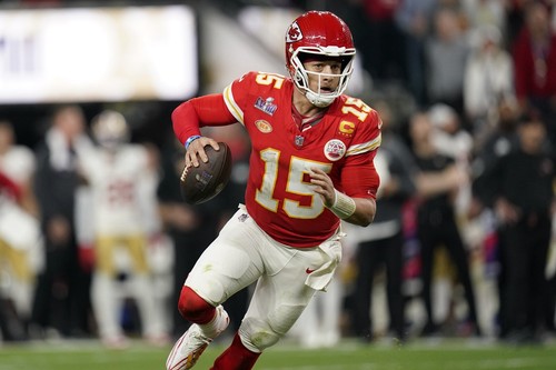 Authentic Patrick Mahomes Kansas City Chiefs Super Bowl Vapor FUSE Elite Jersey - Picture 2 of 9