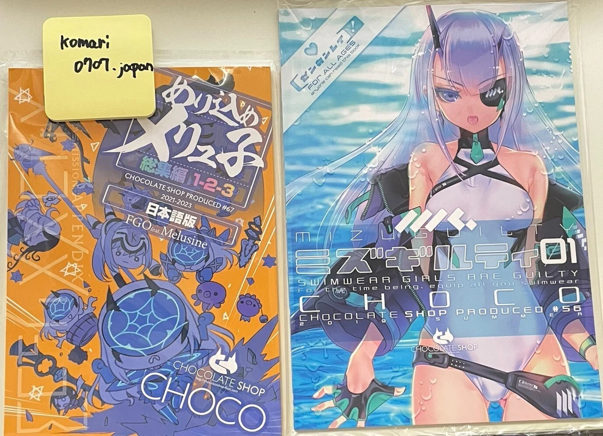 chocolate shop choco dojin art book 3 set chaldea emission 3 melusine guilty
