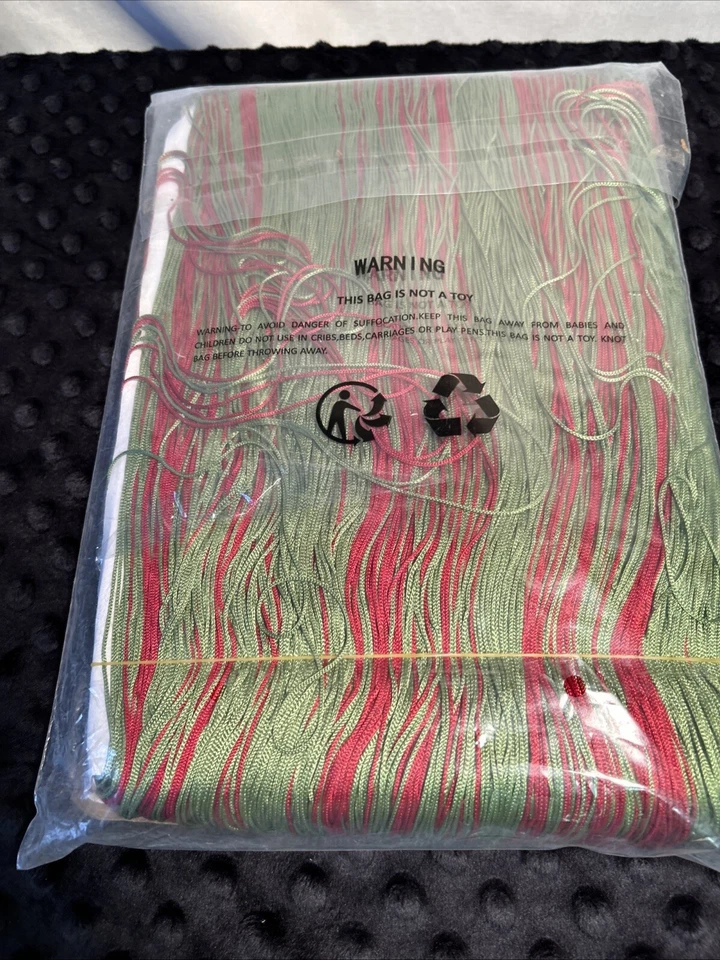 YaoYue бисер занавески двери струнных инструментов занавески для дверного проема кисточки красный и зеленый - Изображение 2 из 3