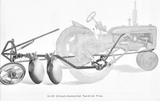 IH McCormick Deering C-151 Disk Plow Owner's Manual Parts List Rear Mount 2 Disc