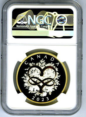 2023 $20 CANADA SILVER GILT NGC PF70 QUEEN ELIZABETH II CELEBRATE